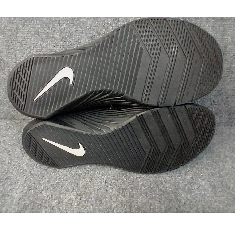 Nike React Metcon Training Shoes Mens 10 Black White BQ6044-010 Flyknit Toggle